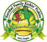 Kurzhal Family Kickin Pickles Logo