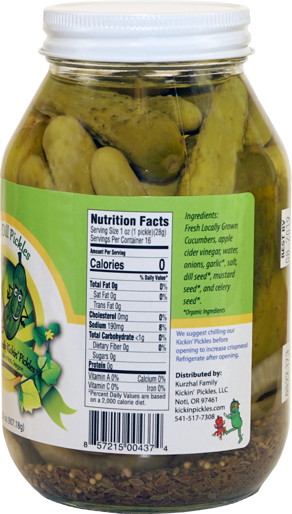 Garlic Dill Pickles Kurzhal Family Kickin Pickles