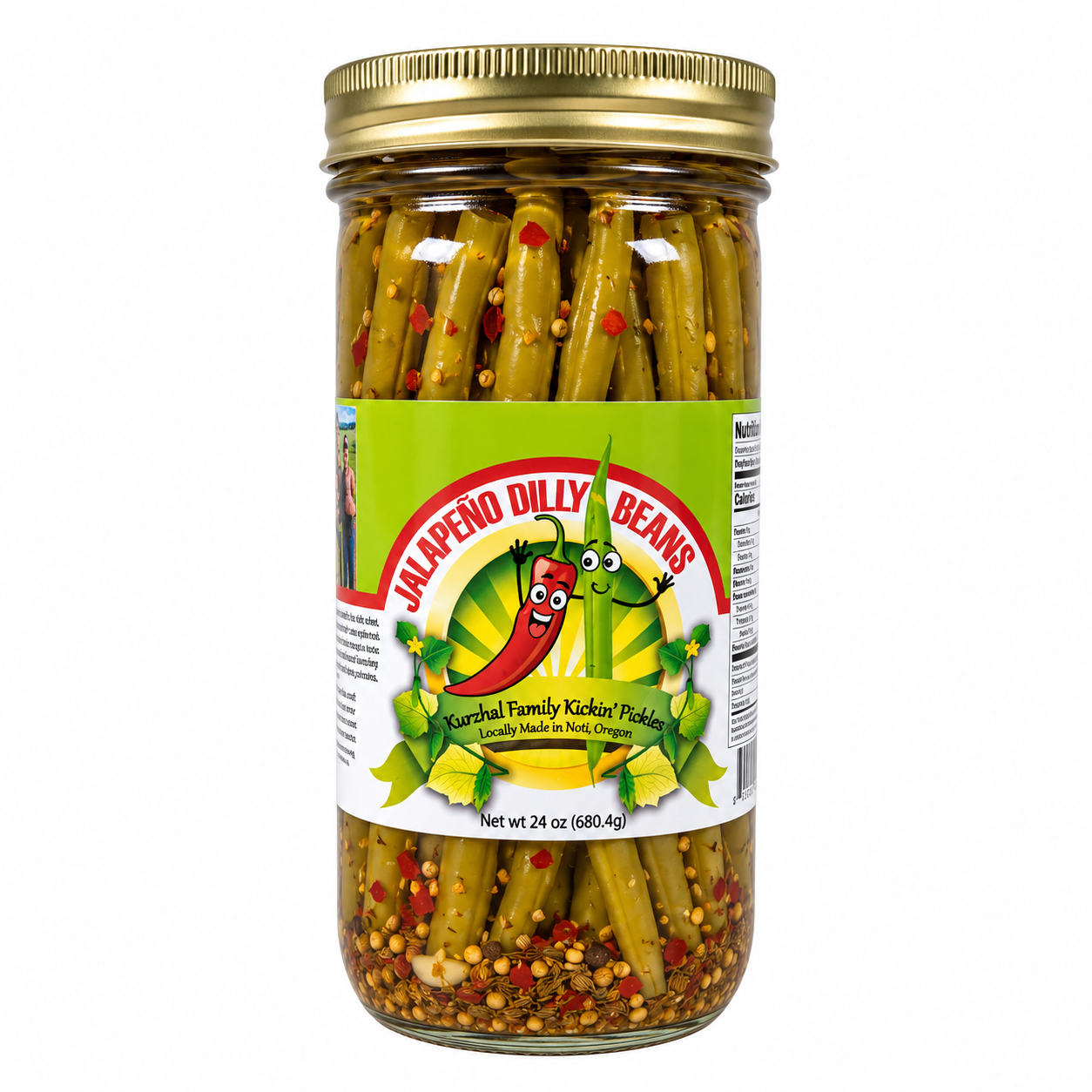 Kickin' Jalapeno Dilly Beans