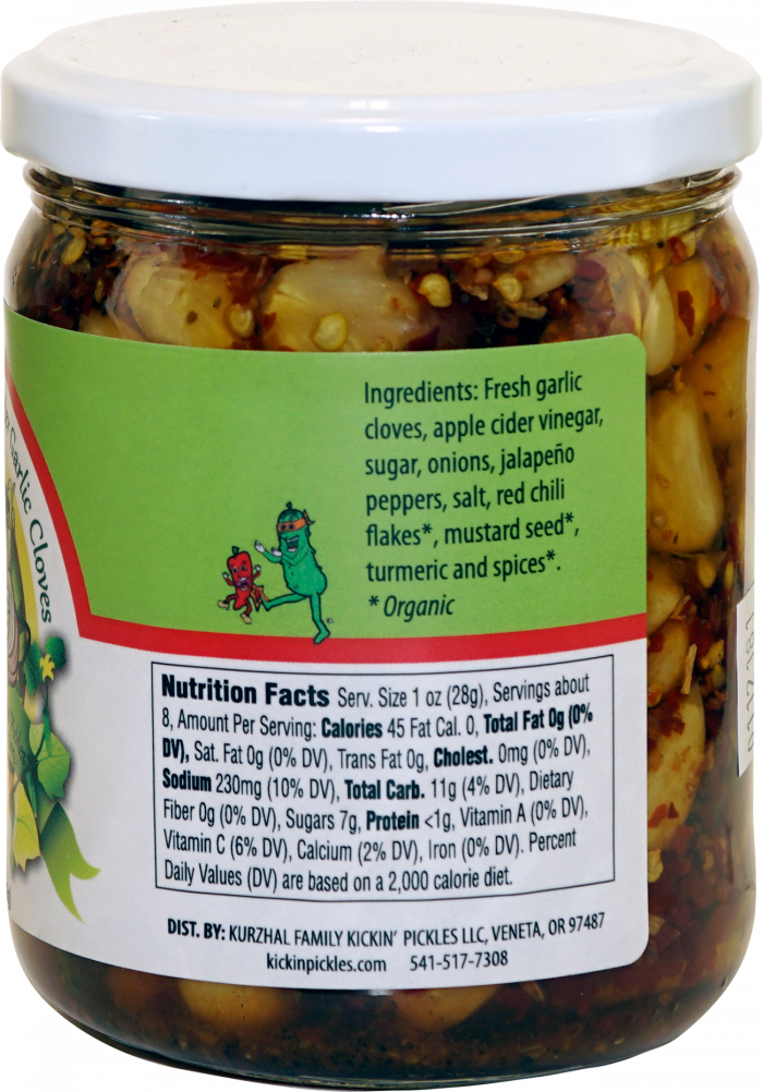 Kickin' Jalapeno Bread & Butter Garlic Cloves - Image 2