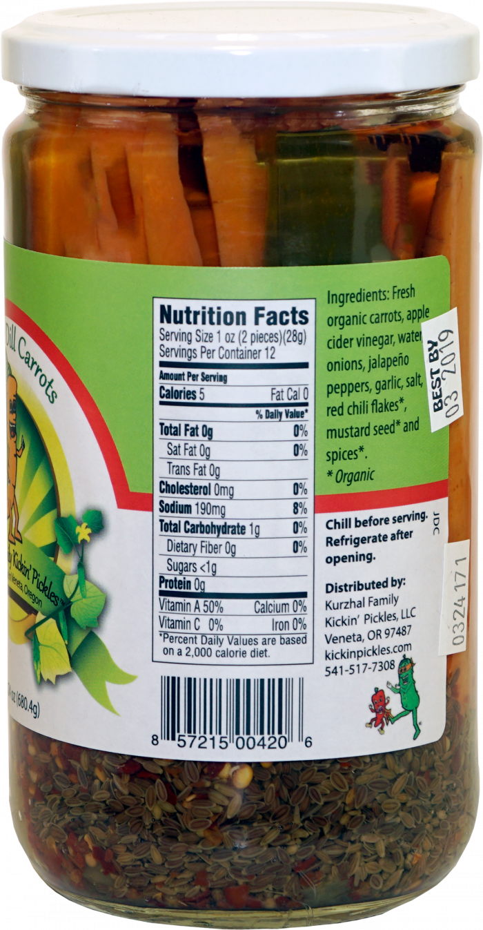 Kickin' Jalapeno Dill Carrots - Image 2