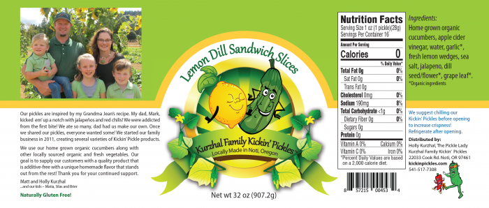 Lemon Dill Sandwich Slices - Image 2
