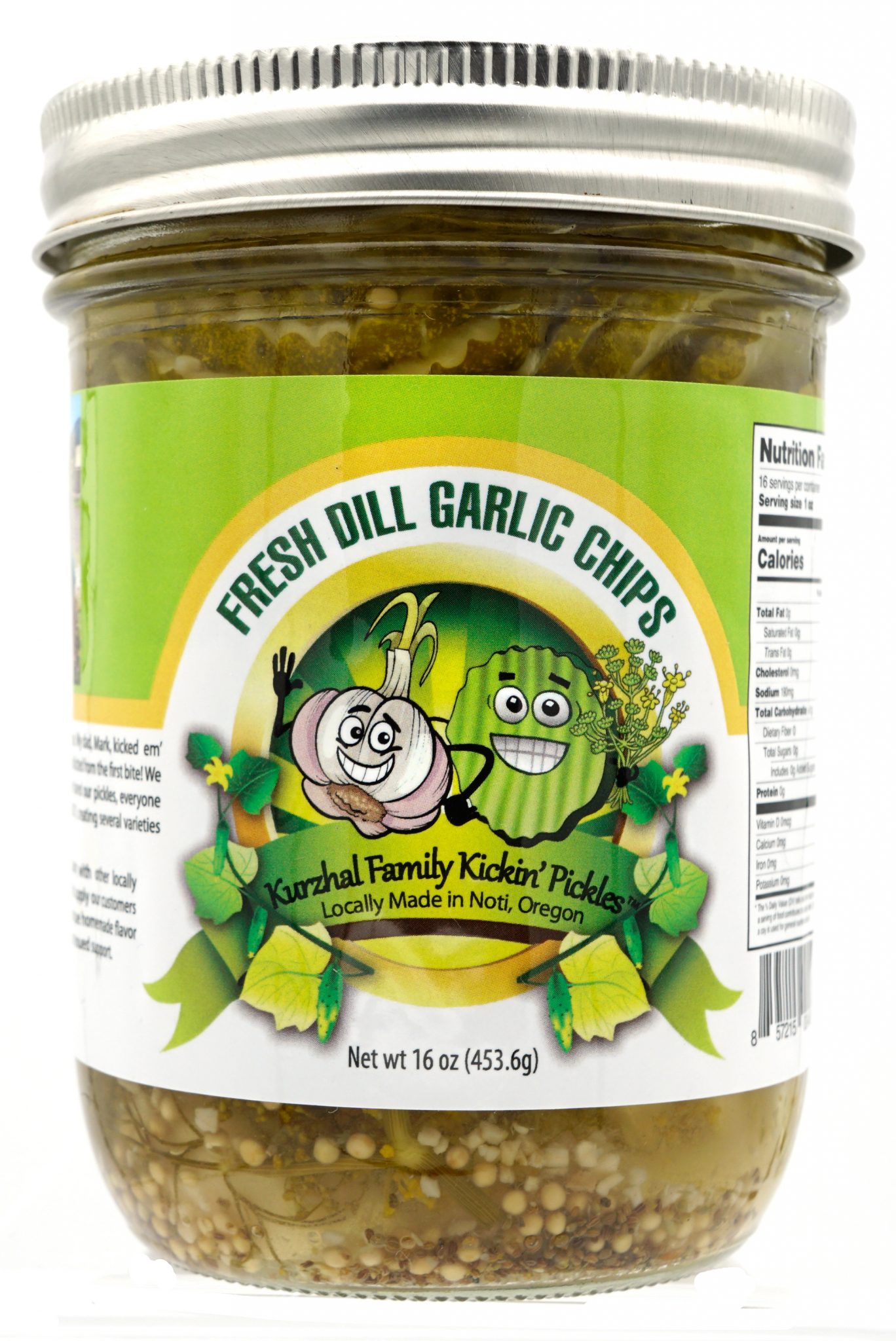 Fresh Dill Garlic Chips Kurzhal Family Kickin Pickles