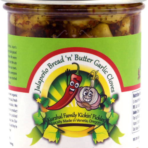 Kickin' Jalapeno Bread & Butter Garlic Cloves