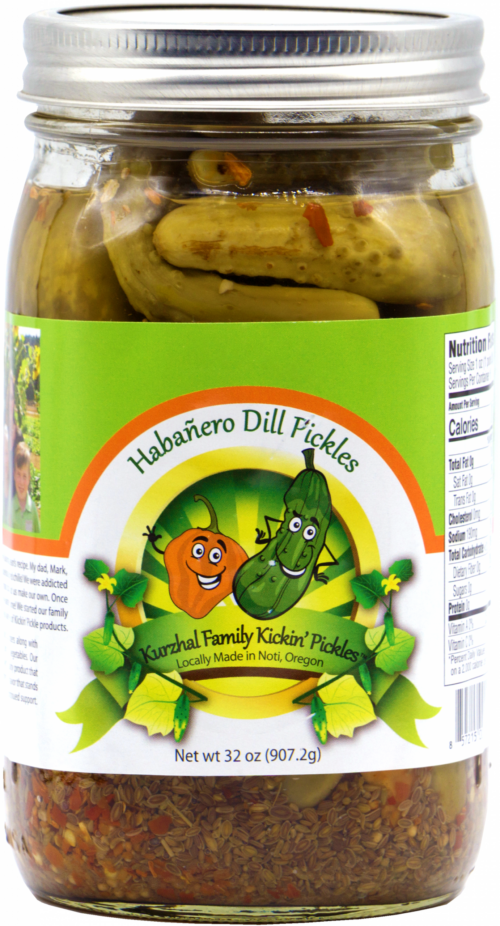 Gallon Habanero Dill Pickles, NO SHIPPING