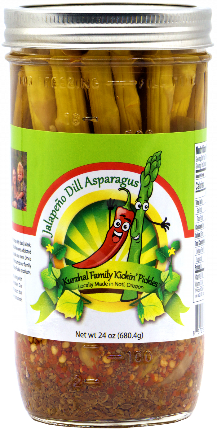 Kickin' Jalapeno Dill Asparagus