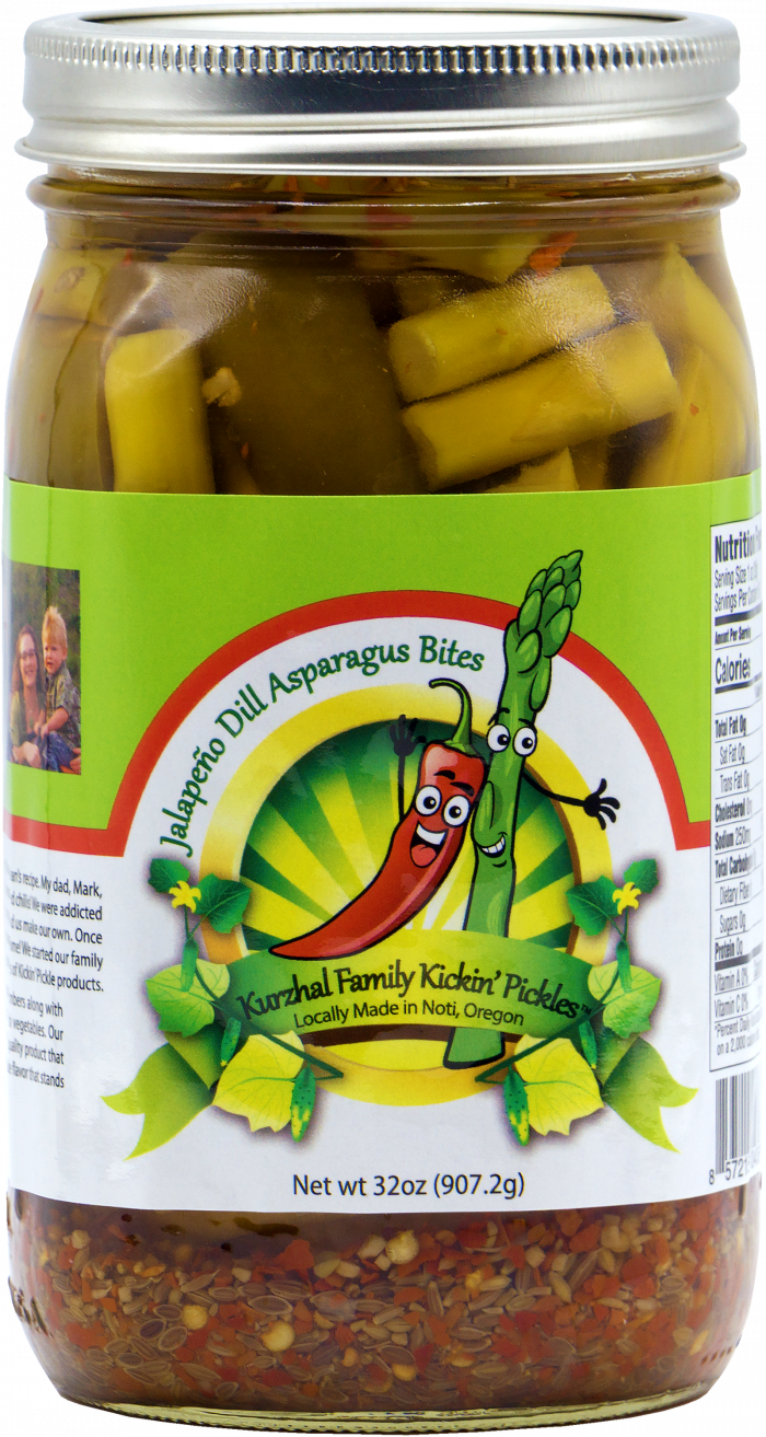 Kickin' Jalapeno Dill Asparagus Bites