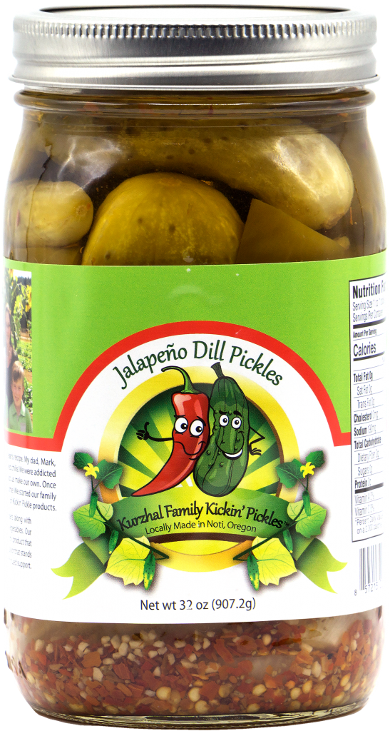 Gallon Jalapeño Dill Pickles Kurzhal Family Kickin Pickles