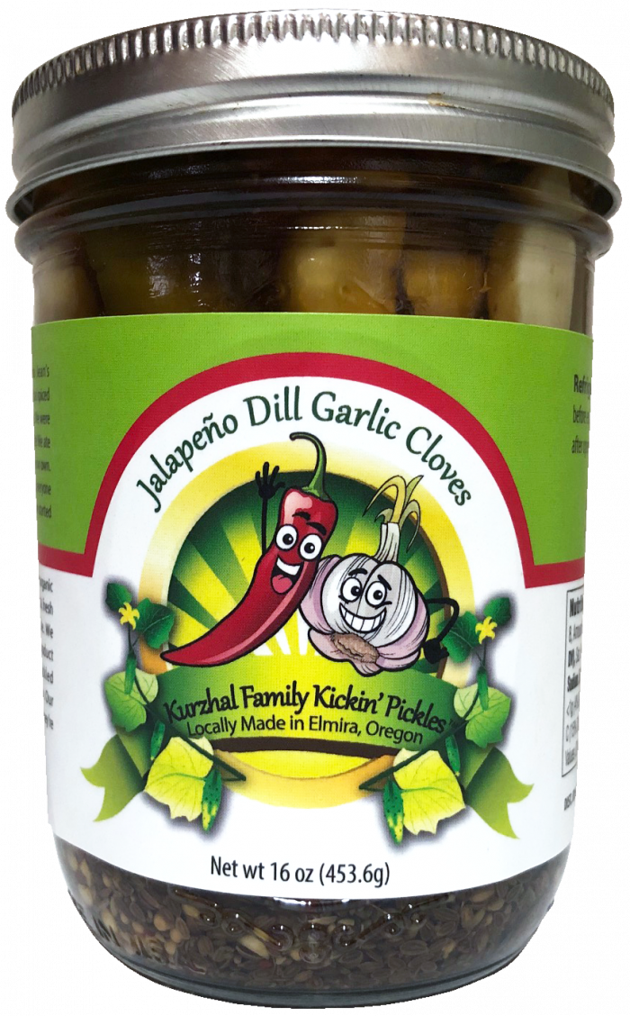 Dill Garlic Cloves-NOT jalapeno