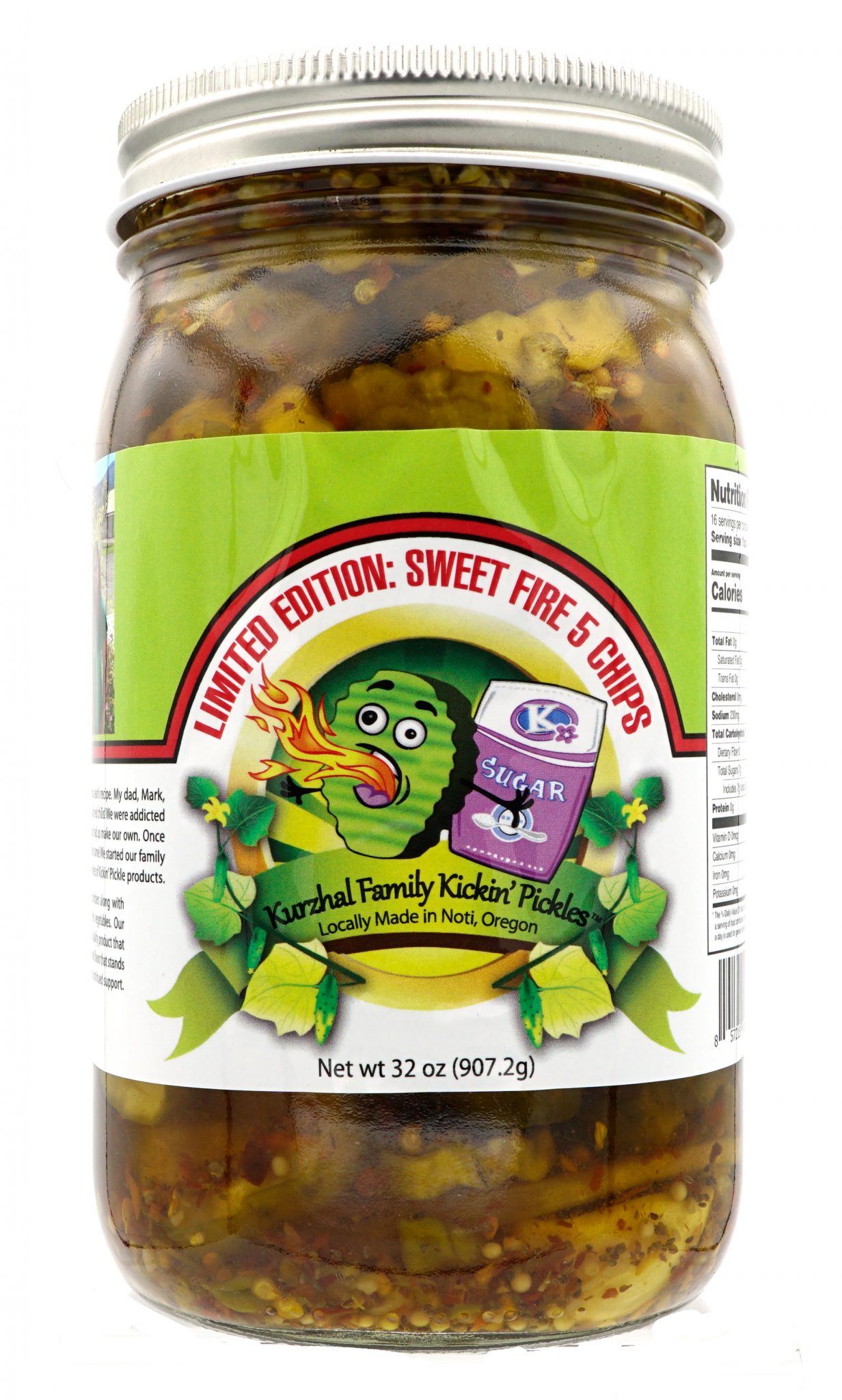 Sweet Fire 5 Pickles Kurzhal Family Kickin Pickles